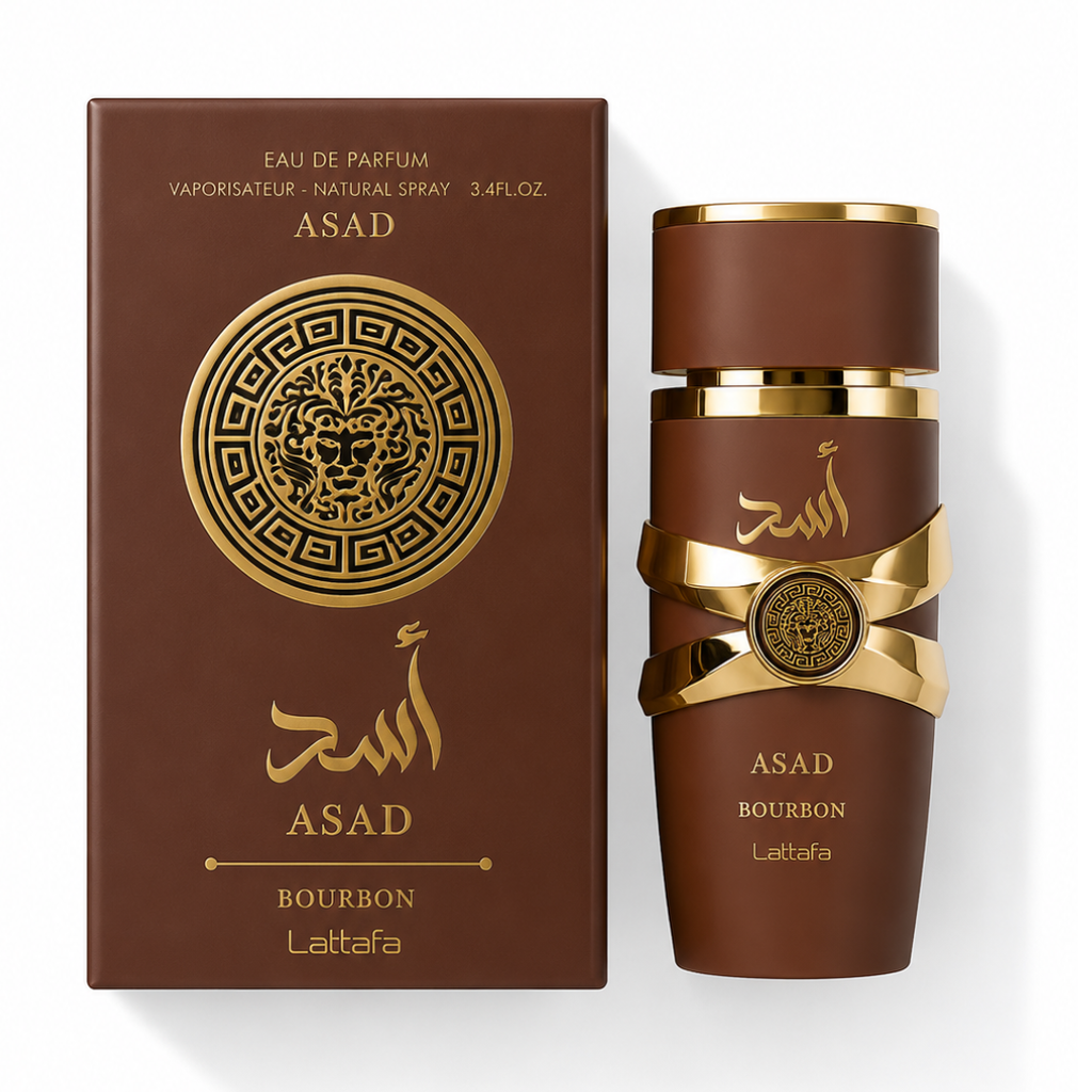 Asad Bourbon de Lattafa – Eau de Parfum 100 ml / 3.4 oz