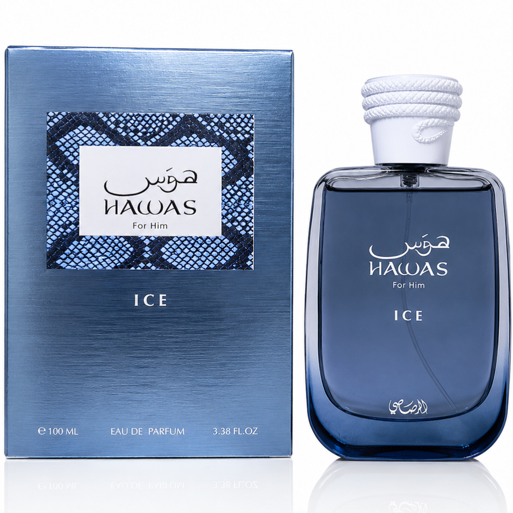 Hawas Ice de Rasasi – Eau de Parfum 100 ml / 3.4 oz