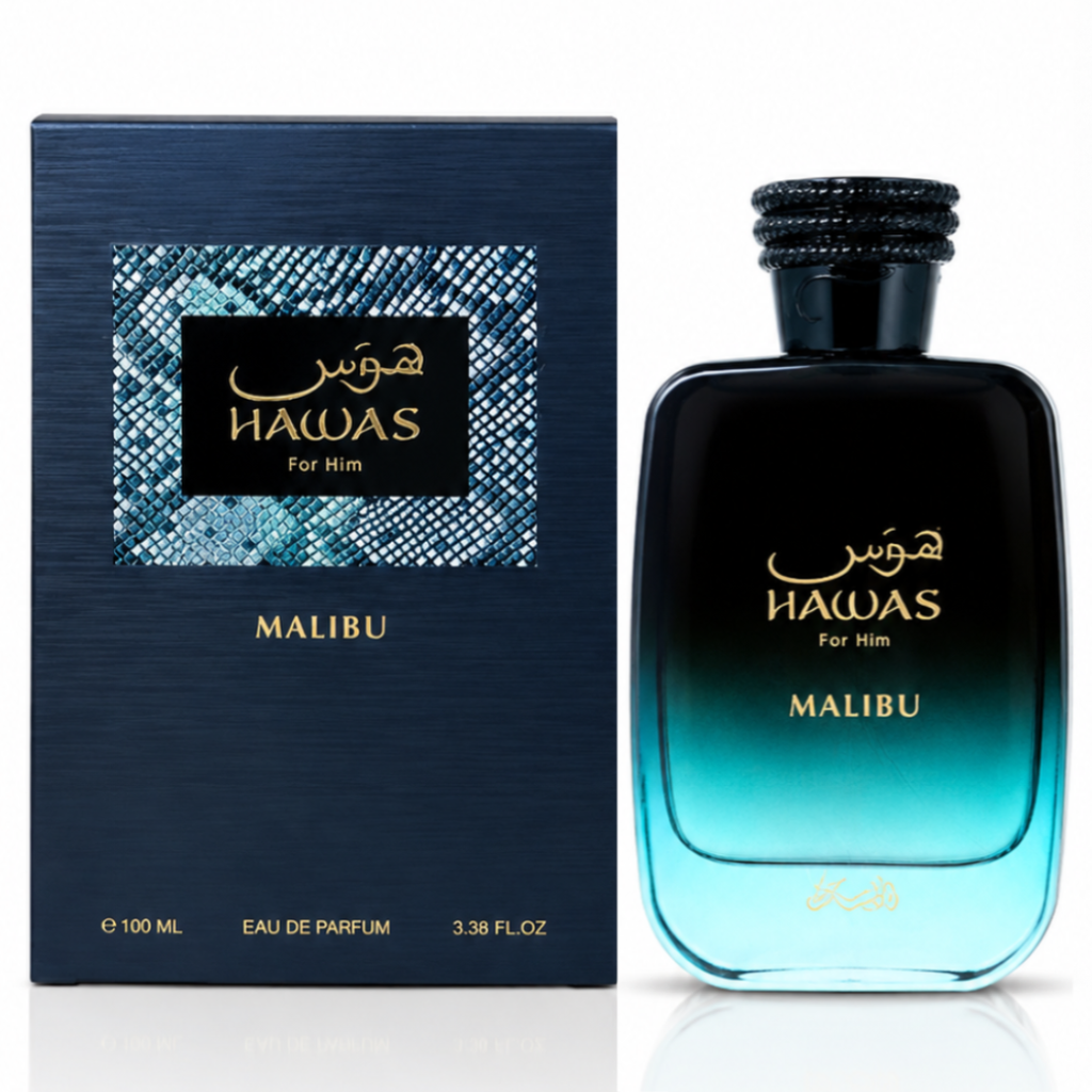 Hawas Malibu de Rasasi – Eau de Parfum 100 ml / 3.4 oz